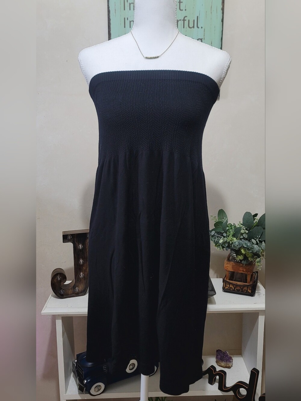 Black Strapless Maxi Dress - Sleek Tube Top Design